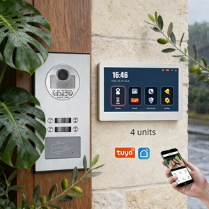 Téléphone vidéo intelligent à écran <span class=keywords><strong>tactile</strong></span> LCD de 10 pouces avec 4 boutons, construction métallique IP65, pour les centres médicaux - Product Image 1