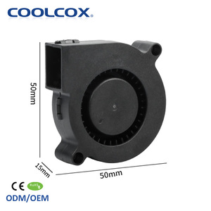 พัดลมแบบแรงเหวี่ยง CoolCox 50 มม. DC พร้อมใบพัดพลาสติกขนาดเล็ก 50x50x15 มม. สำหรับโถชำระล้างและเครื่องฟอกอากาศ เครื่องพิมพ์ 3 มิติ-ODM - Product Image 1