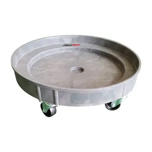 Khổng lồ di chuyển 410kg Công suất 30/55 gallon vật liệu xử lý công cụ nhựa trống Dolly