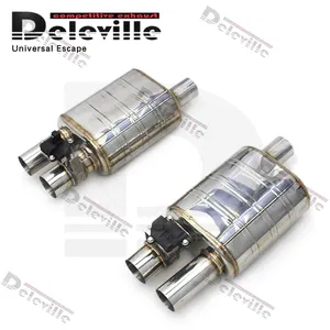 Exhaust Universal Valvetronic Muffler Stainless Steel Pipe Car Parts Escape With Valve Exhaust System