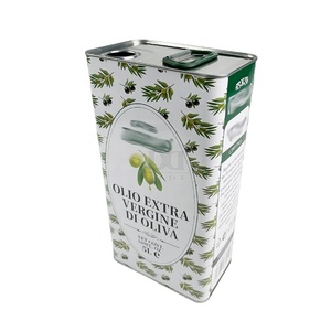 Engrosamiento de alta calidad 169fl. Envase de lata de aceite de oliva de 5 <span class=keywords><strong>litros</strong></span> Recipiente de aceite de metal de alta capacidad con tapa de mango de plástico - Product Image 1
