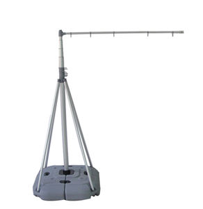 เสาธงกิจกรรมแบบยืดหดได้5ม.,เสาธงใช้ใส่น้ำได้พร้อมฐานเติมน้ำ - Product Image 1