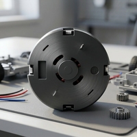 Moteur CC miniature 12V 520 à aimant permanent brossé haute vitesse pour robot, appareil ménager, jouet, personnalisé