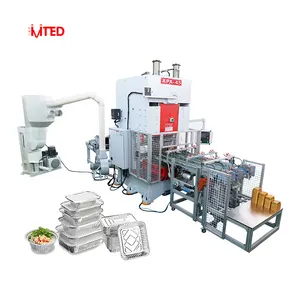RZLH-C45T 50-80 times/min Easy maintenance to operate Aluminum foil tray aluminium take away food container making machine
