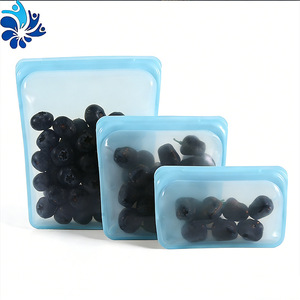 Sacs de conservation alimentaire en silicone 400ml 900ml 2100ml pour fruits, légumes, viande, utilisation au réfrigérateur - Product Image 2