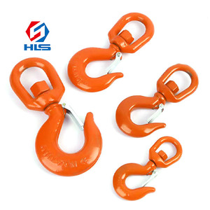 Thép Carbon 0.75 tấn xoay an toàn móc nhà máy nâng thể lớp 80 <span class=keywords><strong>hoist</strong></span> móc xoay gian lận móc - Product Image 6