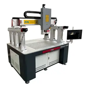 Máquina de perfuração de vidro com posicionamento automático a laser vertical, tipo laser, furadeira de vidro com ce, portátil