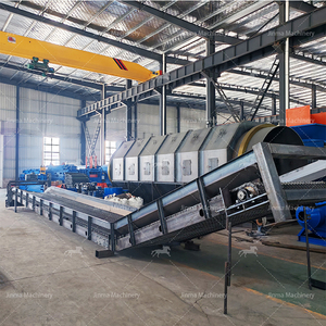 Belediye katı atık (<span class=keywords><strong>MSW</strong></span>) ve yaşlı atık işleme için entegre taşıma ve susuzlaştırma sistemi Mesh kemer zincirli konveyör - Product Image 3