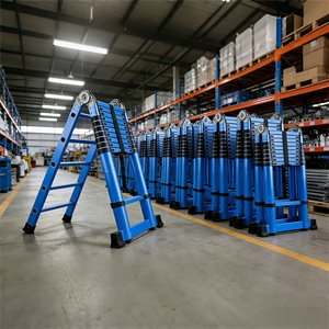 Échelle télescopique pliable multifonctionnelle pour la maison et les chantiers, vente en gros d'usine - Product Image 4