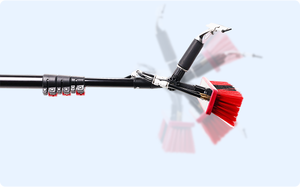 High Wall Outdoor Window Solar Panels Cleaning <b>Brush</b> Telescopic <b>Extendable</b> Pole Waterproof PP Material Water Fed with Squeegee - Product Image 6