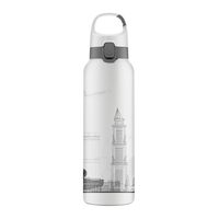 Bouteille thermos personnalisée écologique Bouteille d'eau de sport à double paroi isolée sous vide en acier inoxydable Bouteille d'eau de gymnastique personnalisée