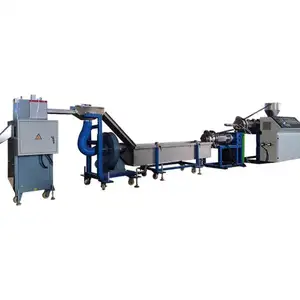 Línea de máquina de fabricación de gránulos de LDPE de materia prima plástica reciclada de PP PE pequeño