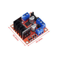 Prix d'usine Chine Stock suffisant Origine CN/GUA Module de commande de moteur DC L298N pour robot à moteur pas à pas