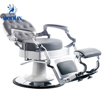 Silla de Masaje Plegable Portátil de Estilo Contemporáneo MOOLIN, Silla Hidráulica Reclinable para Salón de Belleza, Barbería, Sala de Estar y Hotel