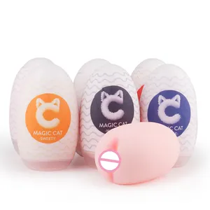 6 stil erkek mastürbasyon yumurta erkekler için mastürbasyon fincan yapay vajina seks oyuncakları kedi masturbator adam - Product Image 1