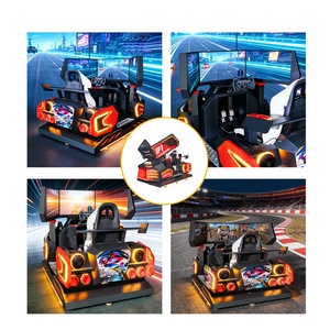 Máquina de Juego de Carreras con Movimiento de 6 Ejes Dreamland, Auto de 3 Pantallas para Parques de Diversiones - Product Image 3