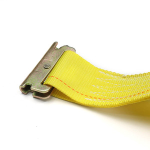 Sangles à <span class=keywords><strong>cliquet</strong></span> E Track 4400lbs PES 2x16 Sangle en sangle haute tension certifiée GS Logo adapté aux camions Semi-remorques Boîte - Product Image 2