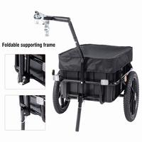 NOUVEAU REMORQUE DE TRANSPORT VÉLO SXT TOOLS 15kg Robuste avec Roulement à Rouleaux, Chariot de Remorquage Industriel Durable