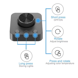 USB-Powered Krob Remote Adjustable LED Lamp 3000K 6500K CCT Black <strong>Shade</strong> Modern for <strong>Gaming</strong> Monitor <strong>Light</strong> Bar Office Room Use - Product Image 6