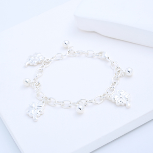 <span class=keywords><strong>Bracciale</strong></span> in Argento 925 <span class=keywords><strong>con</strong></span> Fiore di <span class=keywords><strong>Diamanti</strong></span>, Elegante <span class=keywords><strong>Bracciale</strong></span> di Perle alla Moda per Donna, Gioielli all'Ingrosso - Product Image 1