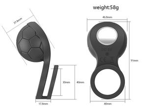 Haan Penis Ring Vibrator Siliconen Rubber Mannelijke Producten Sterke Trillingen Vertragen Ejaculatie Voetbal Cock Ring - Product Image 6