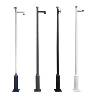 เสาเหล็กชุบสังกะสีแบบจุ่มร้อนสำหรับติดตั้งกล้องวงจรปิด Huatai ขนาด 3 ม. 3.5 ม. 4 ม. 4.5 ม. - Product Image 2