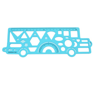 Regla flexible multiforma AiHao 7519 de plástico de 30 cm, plantilla de dibujo para diseño artístico - Product Image 5