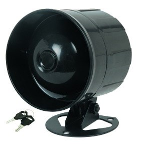 HC-BS31 <span class=keywords><strong>IP</strong></span> ABS Alarma con sensor de movimiento y batería de respaldo, sonido de ladrido, bocina, color negro, alcance de detección de 50-100m, compatible con la aplicación Tuya, fácil instalación - Product Image 3