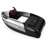 Jet kart électrique haute vitesse 72V, bateau compact monoplace, embarcation personnelle avec logo personnalisé