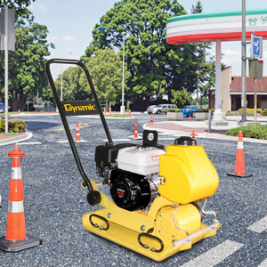 HZR-80 DYNAMIC 5.5hp <strong>Gasoline</strong> Heavy Soil Vibrating Plate Compactor with GX160 <strong>Engine</strong> 80kg Weight High Efficiency - Product Image 2