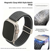 Nouveau bracelet de montre en nylon doux et coloré pour Apple Watch 38/42 mm, élastique, respirant, confortable et léger