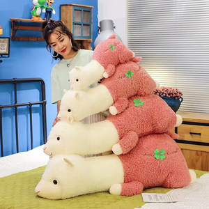 ตุ๊กตาอัลปาก้ารูปทรงน่ารัก - ของขวัญตุ๊กตาขนนุ่มน่ารักที่ได้รับความนิยม เหมาะสำหรับเป็นของขวัญวันเกิดเด็กและวันวาเลนไทน์ - Product Image 4