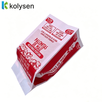 Prix usine KOLYSEN Sachet Doypack laminé BOPP/AL/PE avec fermeture éclair, impression héliogravure, logo personnalisé, qualité alimentaire, compatible micro-ondes, pour snacks