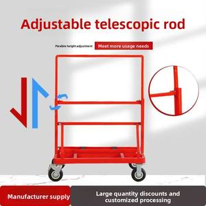 Carrello in Vetro <span class=keywords><strong>per</strong></span> Cantieri Edili, Veicolo Pieghevole e Portatile <span class=keywords><strong>per</strong></span> il Trasporto di Finestre e Materiali da Costruzione - Product Image 3