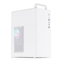 WANKANG OEM M-ATX/ITX Gaming Desktop Case Aluminum Alloy Mid Tower Noise Reduction Mesh Black USB 1.0/3.0 Office Home Use