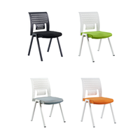 Chaise de formation ergonomique et confortable en gros, chaise de séminaire horizontale peu encombrante