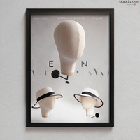 Tête de Mannequin Métallique Murale pour Présentation de Perruques, Modèle Unisexe en Position Debout, Support pour Bonnets de Cheveux – Vente en Gros