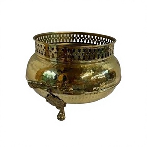 Factory Customized Metal <b>Planter</b> and Plants & Pot Metal <b>Large</b> Hammered Design <b>Planter</b> Garden Accessories Handmade - Product Image 1