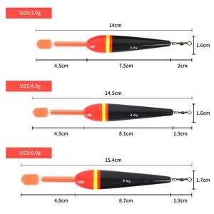 Pêche <span class=keywords><strong>en</strong></span> <span class=keywords><strong>mer</strong></span> Led Bobber Liège Balsa Bois <span class=keywords><strong>Coulissant</strong></span> Pêche Flotteurs Flotteurs Pêche <span class=keywords><strong>Flotteur</strong></span> Indicateur de Morsure Bobber - Product Image 5