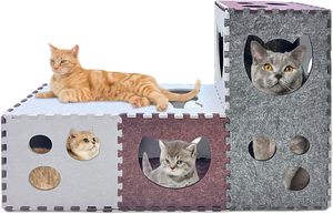Cama Plegable para Gatos a Precio de Fábrica, Cueva Acústica Premium de Fieltro Insonorizante, Personalizable para Espacios Pequeños y Balcones - Product Image 2