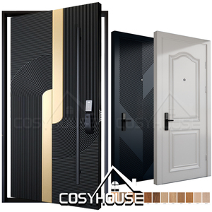 Moderne Massivholz-Innentür mit Rahmen Vorgefertigte Maßgefertigte Holztür für Haus Hotel Schlafzimmer - Product Image 6