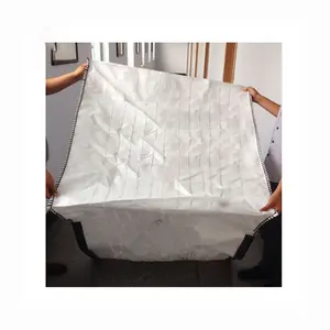 ton pp woven 0.5Ton 1ton Breathable Ventilated Bulk Bag Firewood Sack For Wood Big Mesh Net Packing Fibc Bag