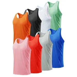 Custom Muscle Gym Streetwear Mens Fitness Sport Wear Workout Tank Top For Men Breathable Quick Dry Vests Sleeveless