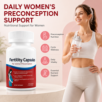 Capsules de soutien à la fertilité 60 gélules OEM Marque privée Supplément de préconception Formule de vitamines prénatales Vente en gros Direct usine