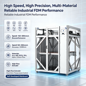 One Meter Large Size Industrial-Grade High-Precision 3D Printer 1 Year Warranty 600x600x600 Build Volume 300-500 Mm/s Print