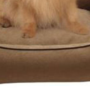 Juego de camas para perros (S/M/L) color camel, de gamuza sólida, impermeables, antideslizantes, con base deslizante y forma cuadrada. - Product Image 5