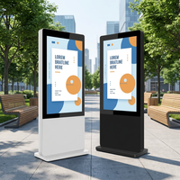 Pantalla Digital Impermeable para Exteriores, Kiosco con Pantalla Táctil Personalizada, Reproductor de Publicidad LCD 4G para Tiendas Minoristas