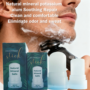Barra <span class=keywords><strong>Antitranspirante</strong></span> de Alumbre de Potasio Mineral Natural, <span class=keywords><strong>Antibacteriano</strong></span> Natural por 24 Horas, Aroma Limpio y Duradero - Product Image 3