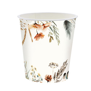 Floral <b>Disposable</b> Tableware Set Party Supplies Decorative Paper <b>Plates</b> Cups Napkins Utensils Kit - Product Image 3