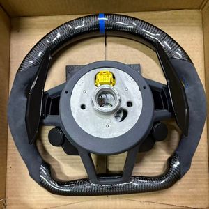 <span class=keywords><strong>Volant</strong></span> en fibre de carbone pour Audi B8 A3 A4 A5 A6 <span class=keywords><strong>C6</strong></span> S3 S4 S5 S6 S7 RS3 RS4 RS5 Q3 Q5 Q7 <span class=keywords><strong>RS6</strong></span> R8 TT A7 TTRS <span class=keywords><strong>Volant</strong></span> de voiture - Product Image 3